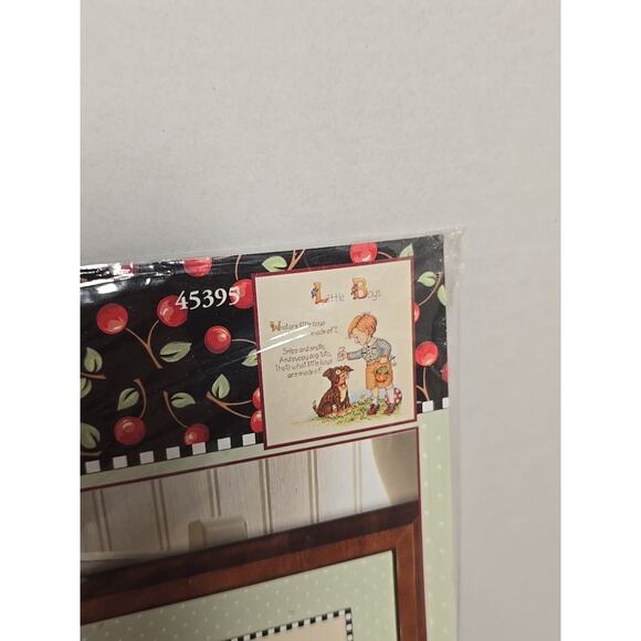 Sealed Bucilla Counted Cross Stitch Kit SNIPS & SNAILS Mary Engelbreit #45395 - Picture 2 of 3